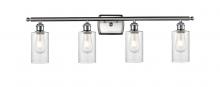  516-4W-SN-G804 - Clymer - 4 Light - 34 inch - Brushed Satin Nickel - Bath Vanity Light