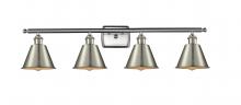  516-4W-SN-M8 - Smithfield - 4 Light - 37 inch - Brushed Satin Nickel - Bath Vanity Light