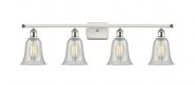  516-4W-WPC-G2812 - Hanover - 4 Light - 36 inch - White Polished Chrome - Bath Vanity Light