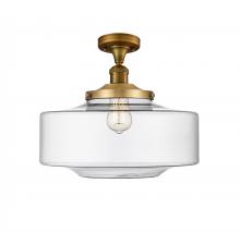  517-1CH-BB-G692-16 - Bridgeton - 1 Light - 12 inch - Brushed Brass - Semi-Flush Mount