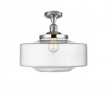  517-1CH-PC-G692-16 - Bridgeton - 1 Light - 12 inch - Polished Chrome - Semi-Flush Mount