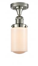Innovations Lighting 517-1CH-PN-G311-LED - Dover - 1 Light - 5 inch - Polished Nickel - Semi-Flush Mount