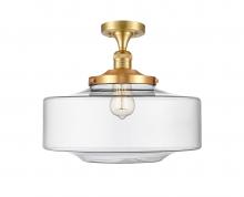  517-1CH-SG-G692-16 - Bridgeton - 1 Light - 12 inch - Satin Gold - Semi-Flush Mount