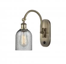  518-1W-AB-G257 - Caledonia - 1 Light - 5 inch - Antique Brass - Sconce