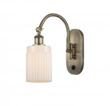  518-1W-AB-G341 - Hadley - 1 Light - 5 inch - Antique Brass - Sconce