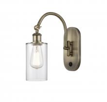  518-1W-AB-G802 - Clymer - 1 Light - 4 inch - Antique Brass - Sconce