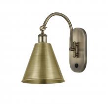  518-1W-AB-MBC-8-AB - Berkshire - 1 Light - 8 inch - Antique Brass - Sconce