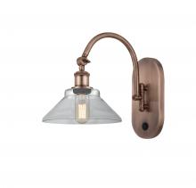  518-1W-AC-G132 - Orwell - 1 Light - 8 inch - Antique Copper - Sconce