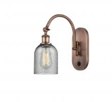  518-1W-AC-G257 - Caledonia - 1 Light - 5 inch - Antique Copper - Sconce