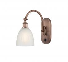  518-1W-AC-G381 - Castile - 1 Light - 6 inch - Antique Copper - Sconce