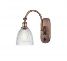  518-1W-AC-G382 - Castile - 1 Light - 6 inch - Antique Copper - Sconce