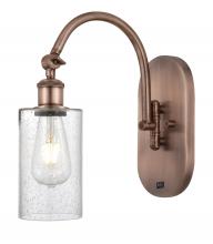  518-1W-AC-G804 - Clymer - 1 Light - 4 inch - Antique Copper - Sconce