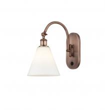  518-1W-AC-GBC-81 - Berkshire - 1 Light - 8 inch - Antique Copper - Sconce