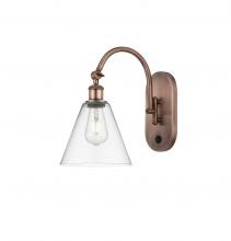  518-1W-AC-GBC-82 - Berkshire - 1 Light - 8 inch - Antique Copper - Sconce