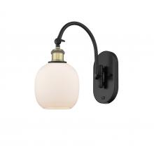  518-1W-BAB-G101-LED - Belfast - 1 Light - 6 inch - Black Antique Brass - Sconce