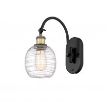  518-1W-BAB-G1013 - Belfast - 1 Light - 6 inch - Black Antique Brass - Sconce