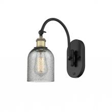  518-1W-BAB-G257 - Caledonia - 1 Light - 5 inch - Black Antique Brass - Sconce