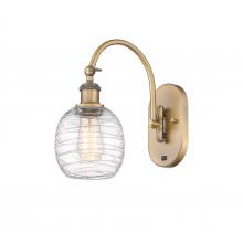  518-1W-BB-G1013 - Belfast - 1 Light - 6 inch - Brushed Brass - Sconce