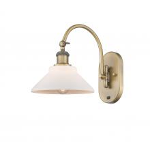  518-1W-BB-G131 - Orwell - 1 Light - 8 inch - Brushed Brass - Sconce