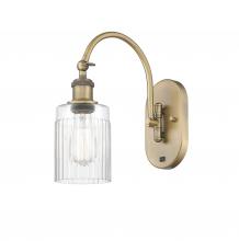  518-1W-BB-G342 - Hadley - 1 Light - 5 inch - Brushed Brass - Sconce