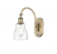  518-1W-BB-G394 - Ellery - 1 Light - 5 inch - Brushed Brass - Sconce