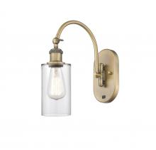  518-1W-BB-G802 - Clymer - 1 Light - 4 inch - Brushed Brass - Sconce