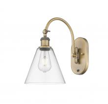  518-1W-BB-GBC-82 - Berkshire - 1 Light - 8 inch - Brushed Brass - Sconce