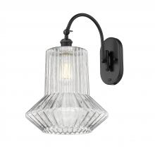  518-1W-BK-G212 - Springwater - 1 Light - 12 inch - Matte Black - Sconce