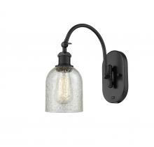  518-1W-BK-G259 - Caledonia - 1 Light - 5 inch - Matte Black - Sconce