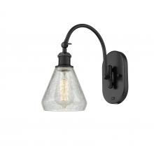  518-1W-BK-G275 - Conesus - 1 Light - 6 inch - Matte Black - Sconce