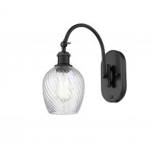  518-1W-BK-G292 - Salina - 1 Light - 6 inch - Matte Black - Sconce