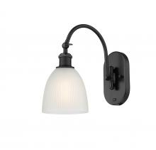  518-1W-BK-G381 - Castile - 1 Light - 6 inch - Matte Black - Sconce