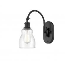  518-1W-BK-G394 - Ellery - 1 Light - 5 inch - Matte Black - Sconce