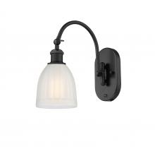  518-1W-BK-G441 - Brookfield - 1 Light - 6 inch - Matte Black - Sconce