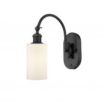  518-1W-BK-G801 - Clymer - 1 Light - 4 inch - Matte Black - Sconce