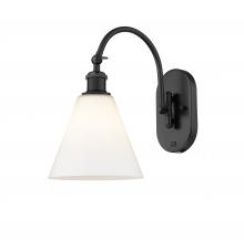  518-1W-BK-GBC-81 - Berkshire - 1 Light - 8 inch - Matte Black - Sconce