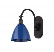  518-1W-OB-MBD-75-BL - Plymouth - 1 Light - 8 inch - Oil Rubbed Bronze - Sconce