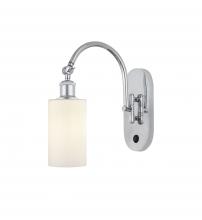  518-1W-PC-G801 - Clymer - 1 Light - 4 inch - Polished Chrome - Sconce