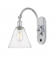  518-1W-PC-GBC-84 - Berkshire - 1 Light - 8 inch - Polished Chrome - Sconce