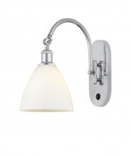 Innovations Lighting 518-1W-PC-GBD-751-LED - Bristol - 1 Light - 8 inch - Polished Chrome - Adjustable Swing Arm