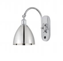 Innovations Lighting 518-1W-PC-MBD-75-PC-LED - Bristol - 1 Light - 8 inch - Polished Chrome - Adjustable Swing Arm