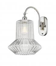  518-1W-PN-G212 - Springwater - 1 Light - 12 inch - Polished Nickel - Sconce