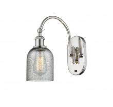  518-1W-PN-G257 - Caledonia - 1 Light - 5 inch - Polished Nickel - Sconce