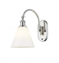  518-1W-PN-GBC-81 - Berkshire - 1 Light - 8 inch - Polished Nickel - Sconce