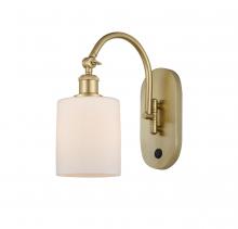 Innovations Lighting 518-1W-SG-G111-LED - Cobbleskill - 1 Light - 5 inch - Satin Gold - Adjustable Swing Arm