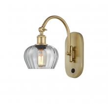  518-1W-SG-G92 - Fenton - 1 Light - 7 inch - Satin Gold - Sconce