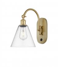  518-1W-SG-GBC-82 - Berkshire - 1 Light - 8 inch - Satin Gold - Sconce