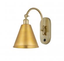  518-1W-SG-MBC-8-SG - Berkshire - 1 Light - 8 inch - Satin Gold - Sconce