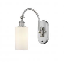  518-1W-SN-G801 - Clymer - 1 Light - 4 inch - Brushed Satin Nickel - Sconce