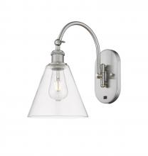  518-1W-SN-GBC-82 - Berkshire - 1 Light - 8 inch - Brushed Satin Nickel - Sconce